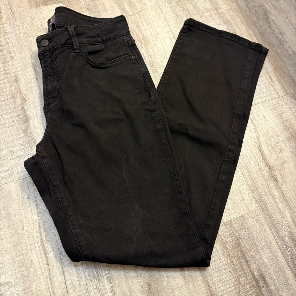 NYDJ Marilyn Straight Black Pants Size 12